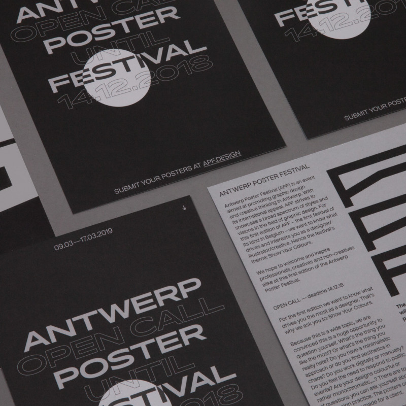 Antwerp Poster Festival SSNN creative agency