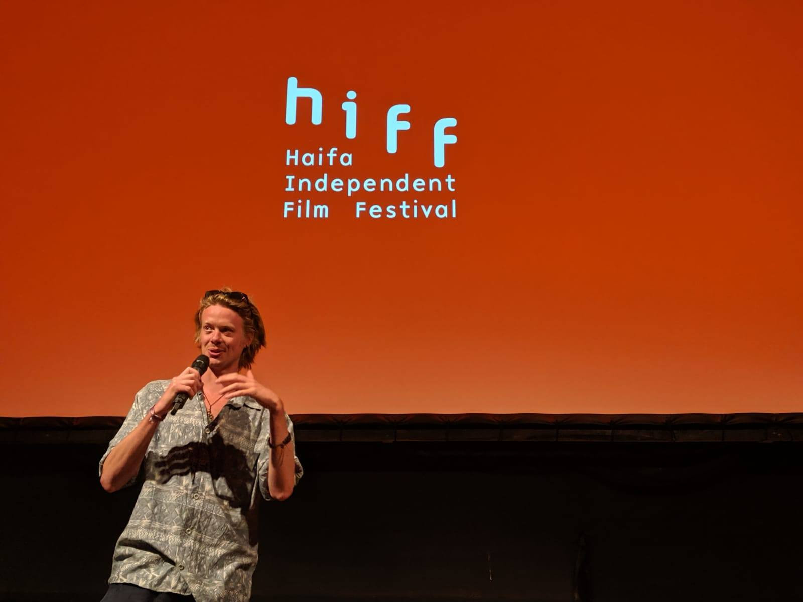 Jan Beddegenoodts op het HIFF