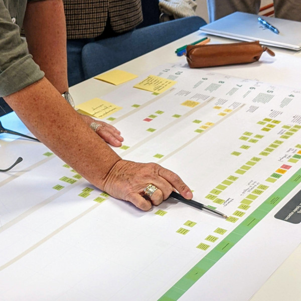 Roeselare - Samen met medewerkers opstellen van de service blueprints van verschillende dienstverleningsprocessen - drempels detecteren en opportuniteiten oplijsten