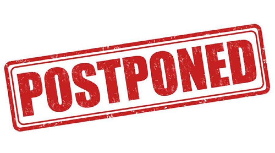 Postponed