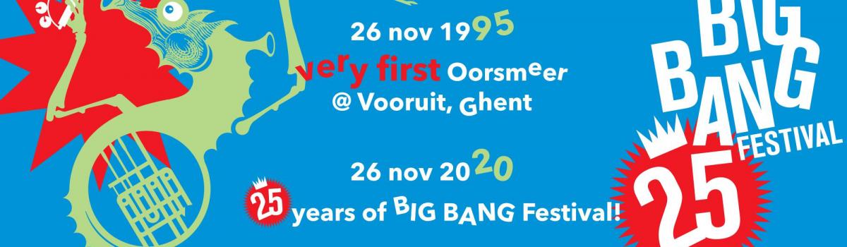 25 years of BIG BANG banner
