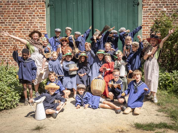 kinderen bij fotograaf