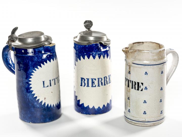 collectie bierglazen