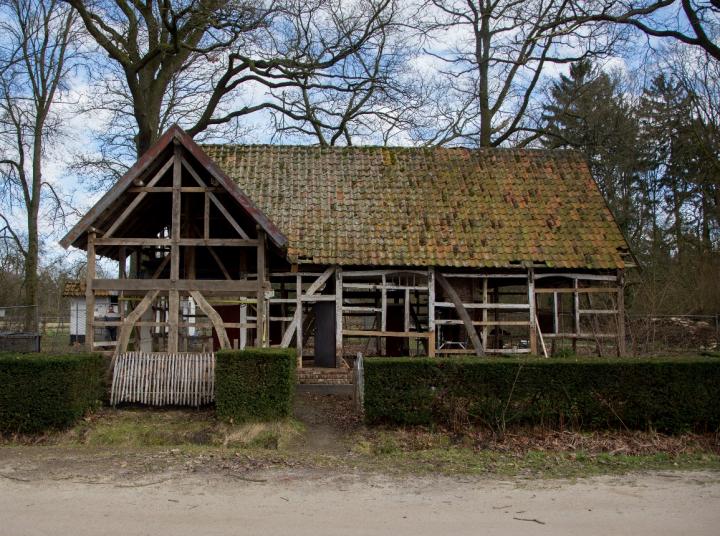 houten skelet dak