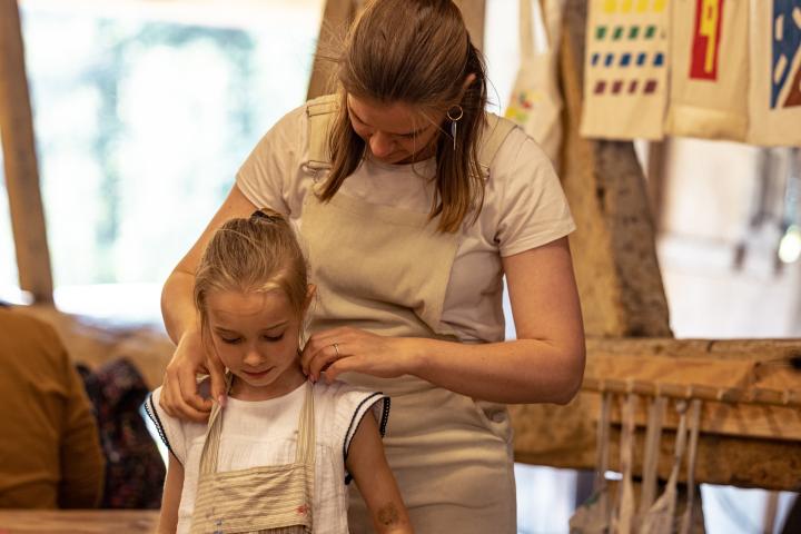 Moeder en dochter atelier