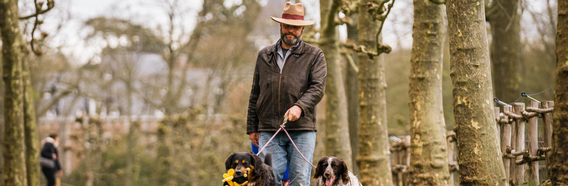 Hond en baasje in Bokrijk