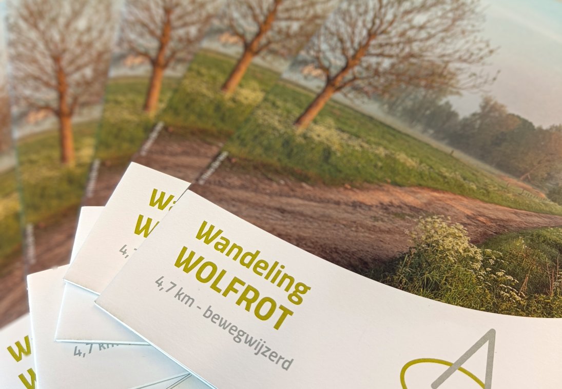 brochures wandeling Wolfrot