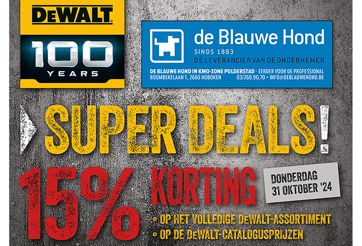 Dewalt opendeur