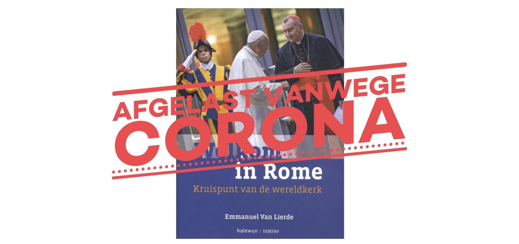 Welkom in Rome_afgelast vanwege corona