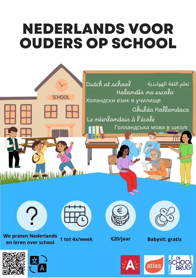 Nederlands voor ouders op school - Flyer