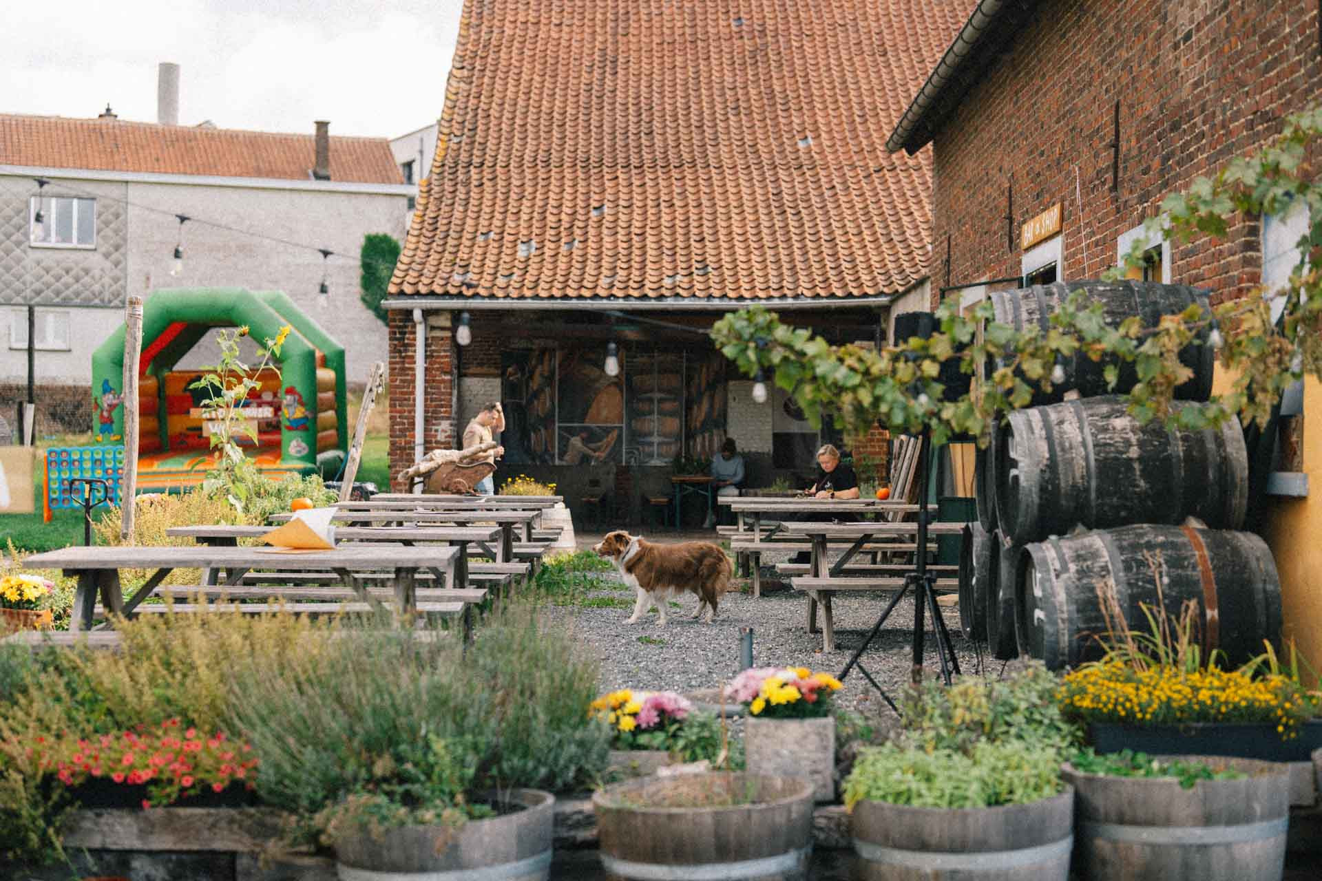 Bedrijfsevent in een authentieke hoevebrouwerij net buiten Brussel - Boerenerf