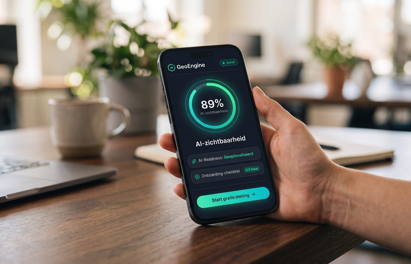 Het AI-profiel en sector-instellingen specifiek afgestemd op eventvenues en cateringbedrijven