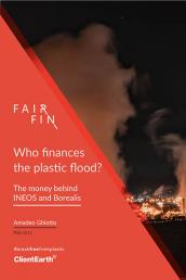 Cover dossier Who finances the plastic flood