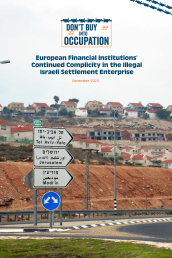 Cover van het 'Don't Buy Into Occupation'-rapport