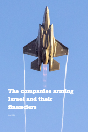 Dossieromslag "The companies arming Israel and their financiers"