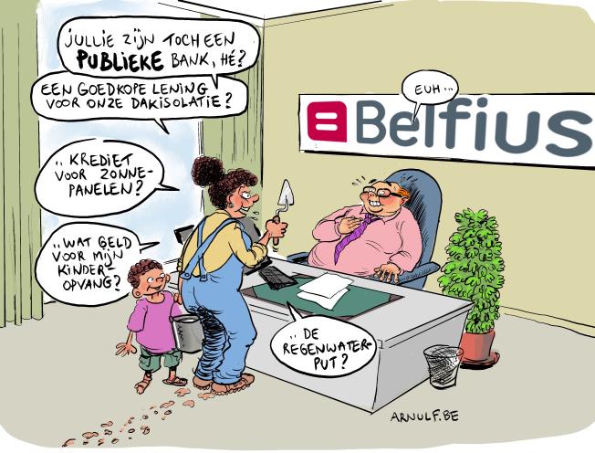 Belfius cartoon