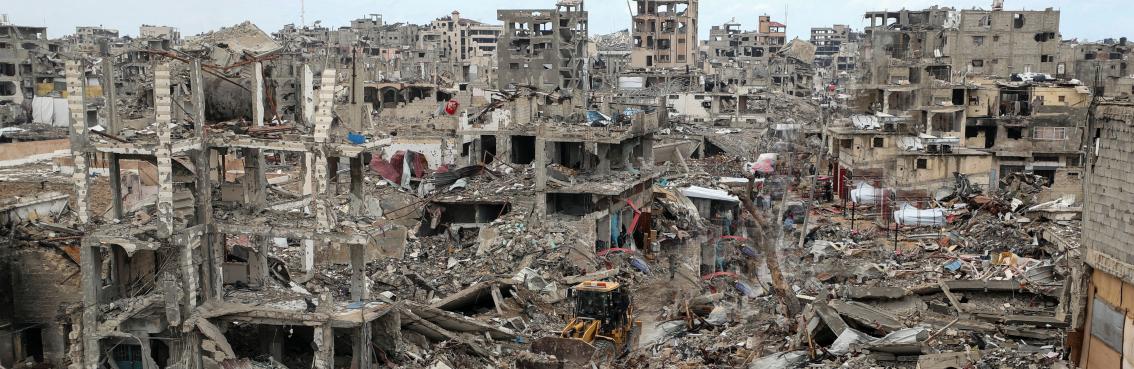 Vernieling bombardementen Gaza 