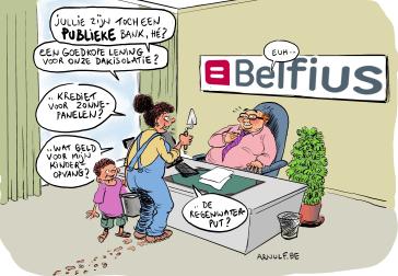 Belfius cartoon
