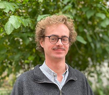 Foto van onderzoeker Piet Ruig