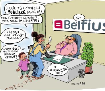 Belfius cartoon