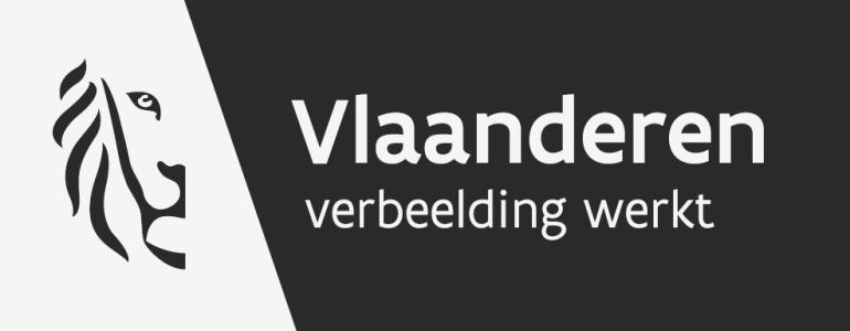 Logo Vlaamse Overheid verbeelding werkt