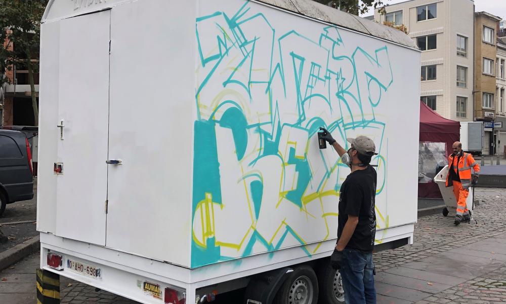 Zwerfkeet make over door Suarez Murals