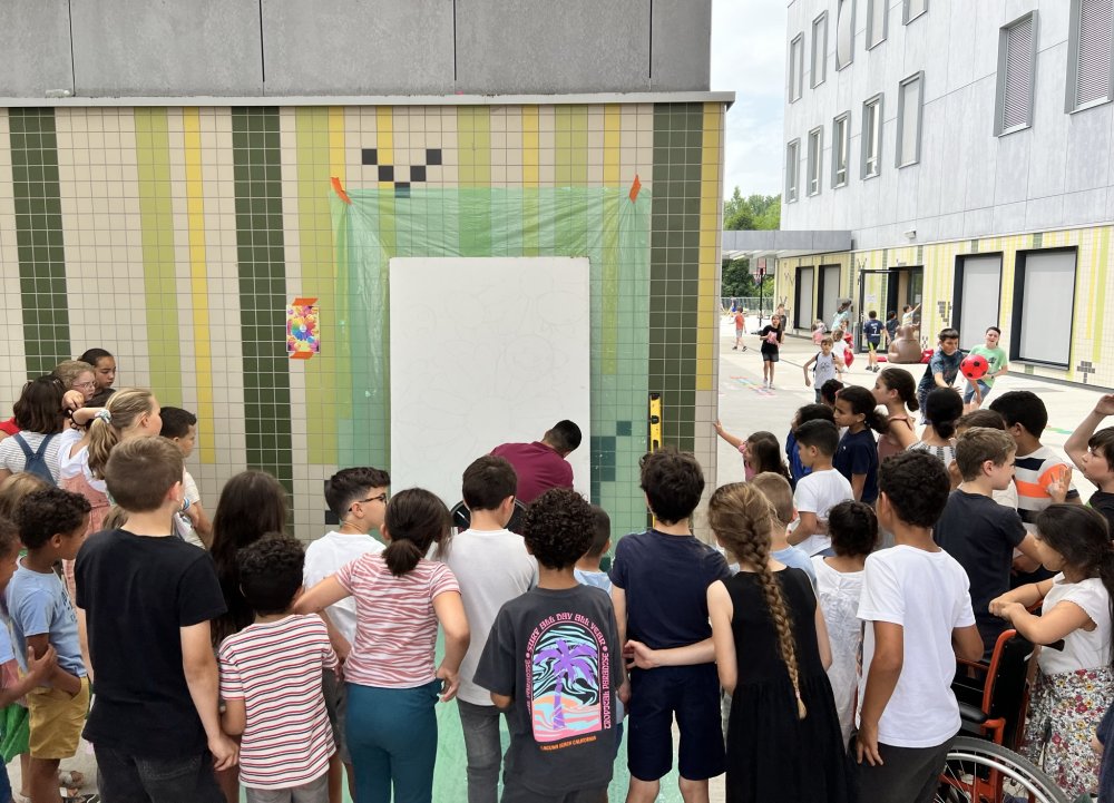 Start graffiti-project cultuurschool SBS De Doening