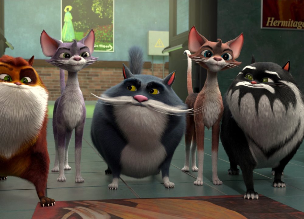 Kattenkwaad in het museum