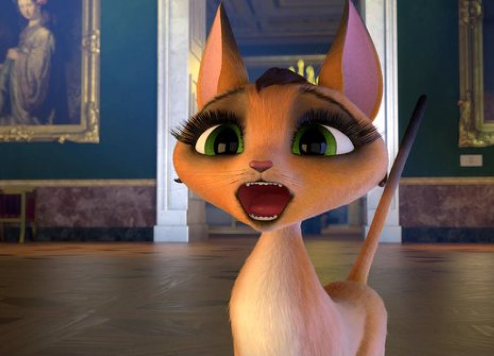 Kattenkwaad in het museum