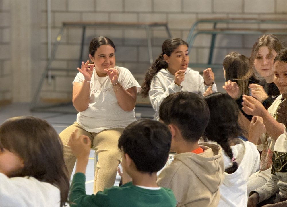 Zangworkshop voor cultuurschool De Knipoog in Vilvoorde