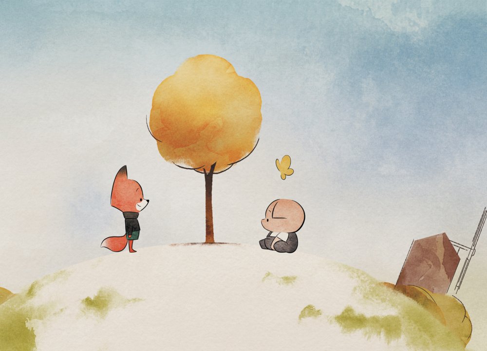 Het varken, de vos en de molen