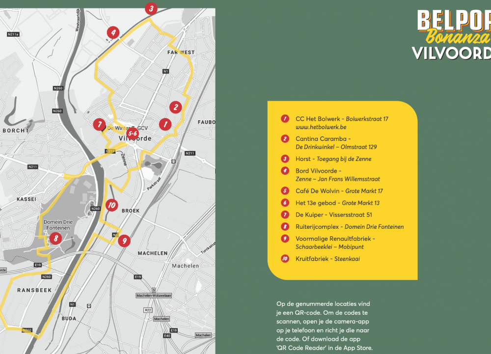 Kaartje Vilvoorde BELPOP Kaartje Vilvoorde BELPOP