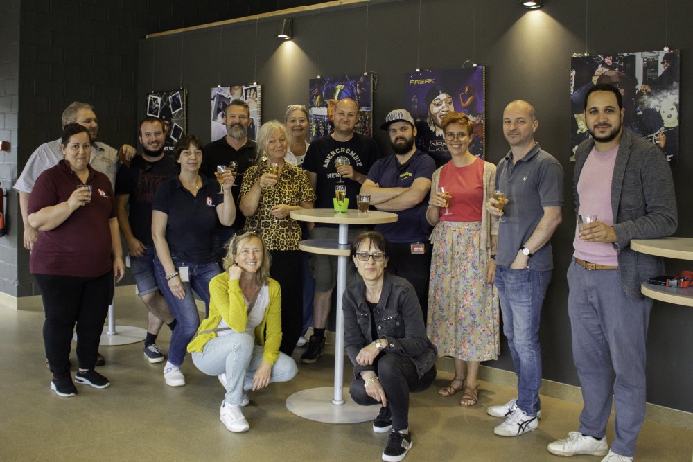 Team cc Het Bolwerk samen met Moad El Boudaati (c) Flora Vanclooster