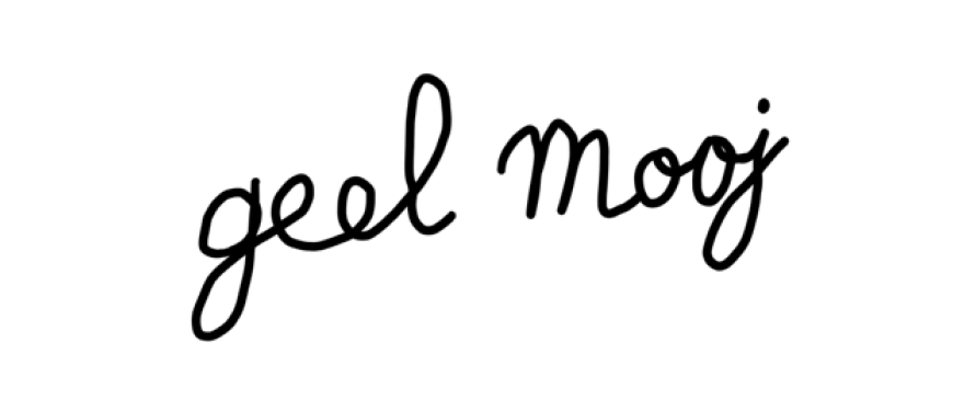 Geel mooj logo