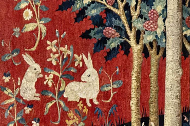 La Dame à la Licorne, détail