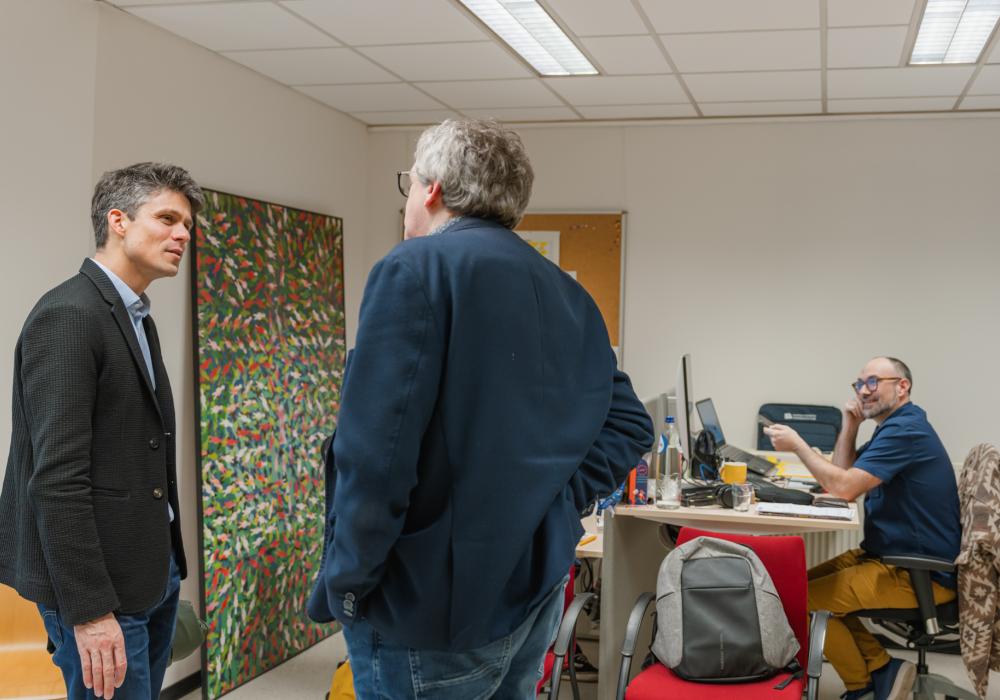 Vlaams minister op bezoek bij JINT
