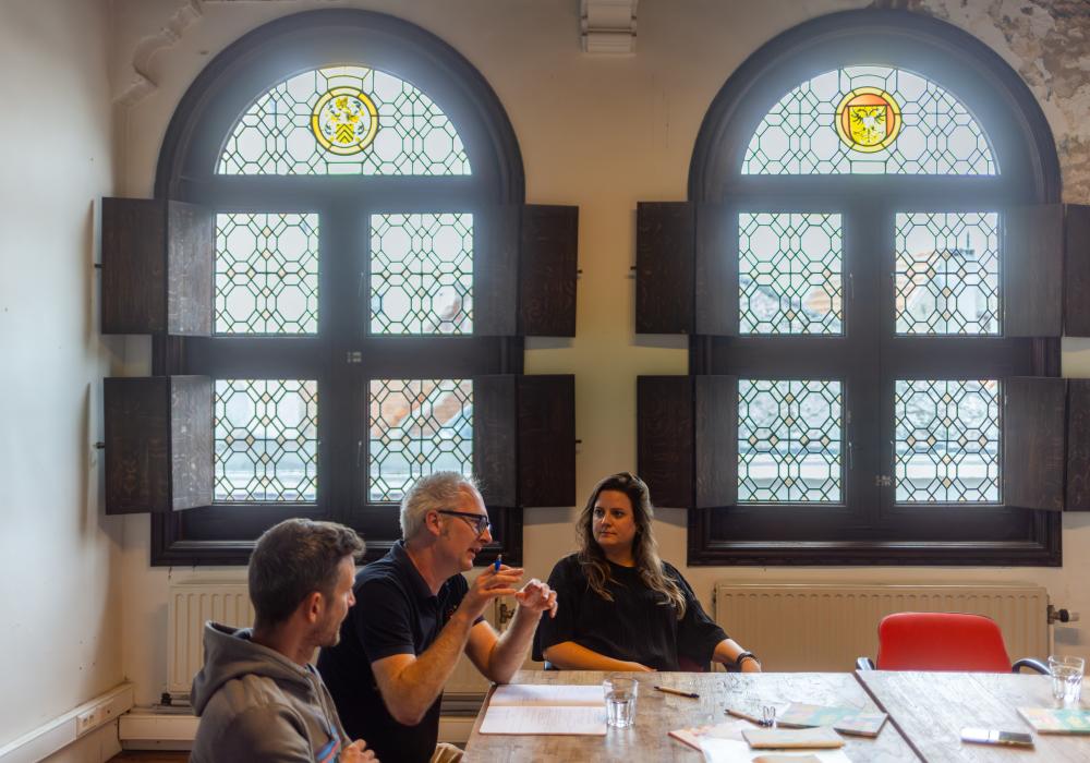 Wouter, Tine en Peter 