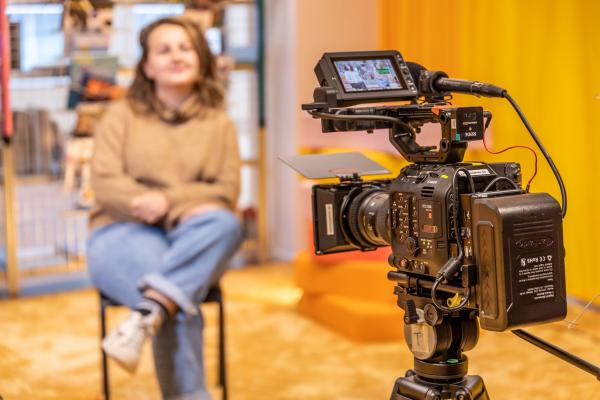 Catch'Up sessie filmen