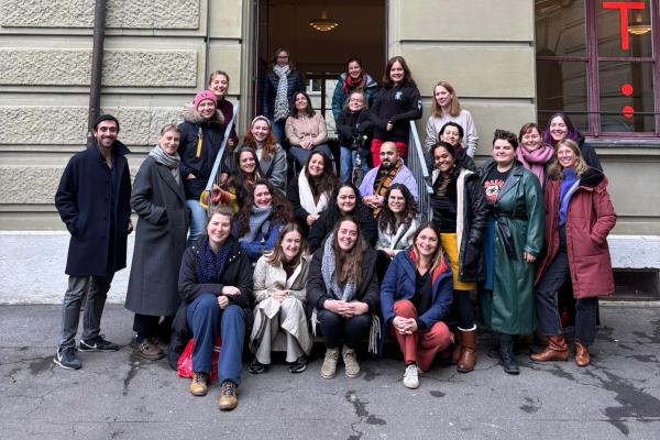 Groepsfoto studiebezoek rond inclusie