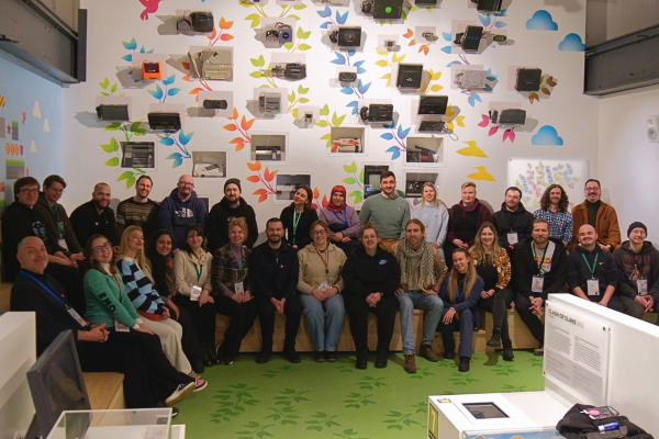 Groepsfoto Erasmus+ training