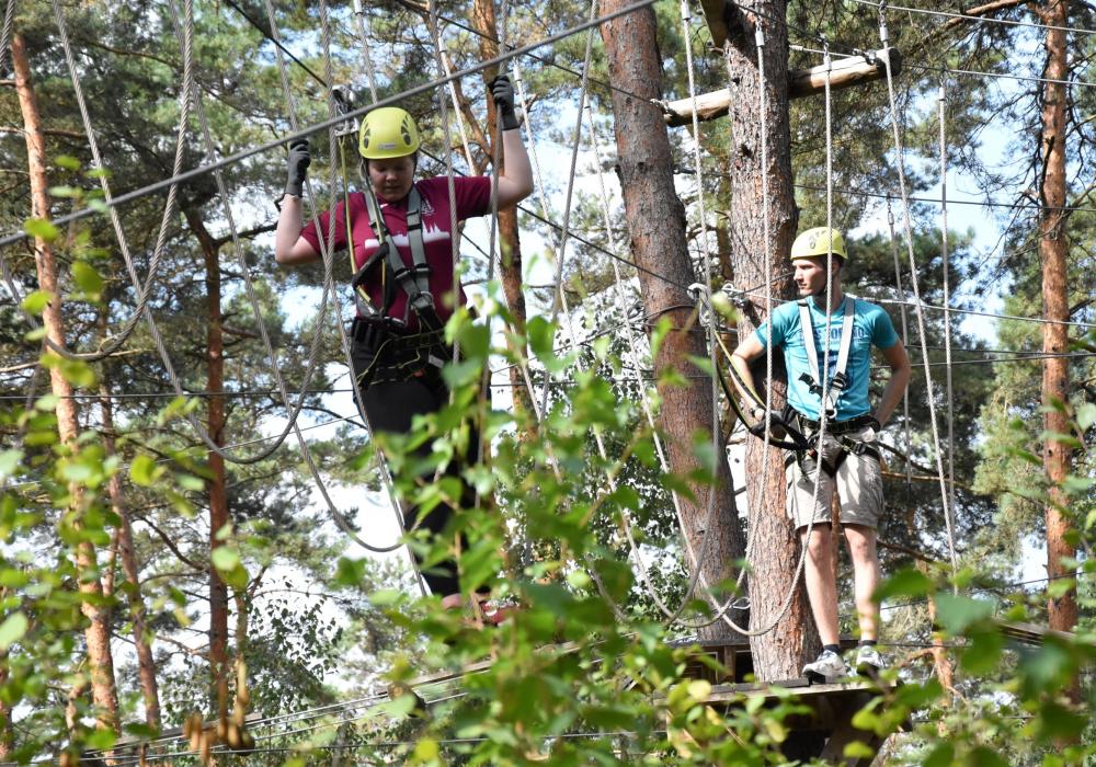 Hoogteparcours. De Hoge Rielen