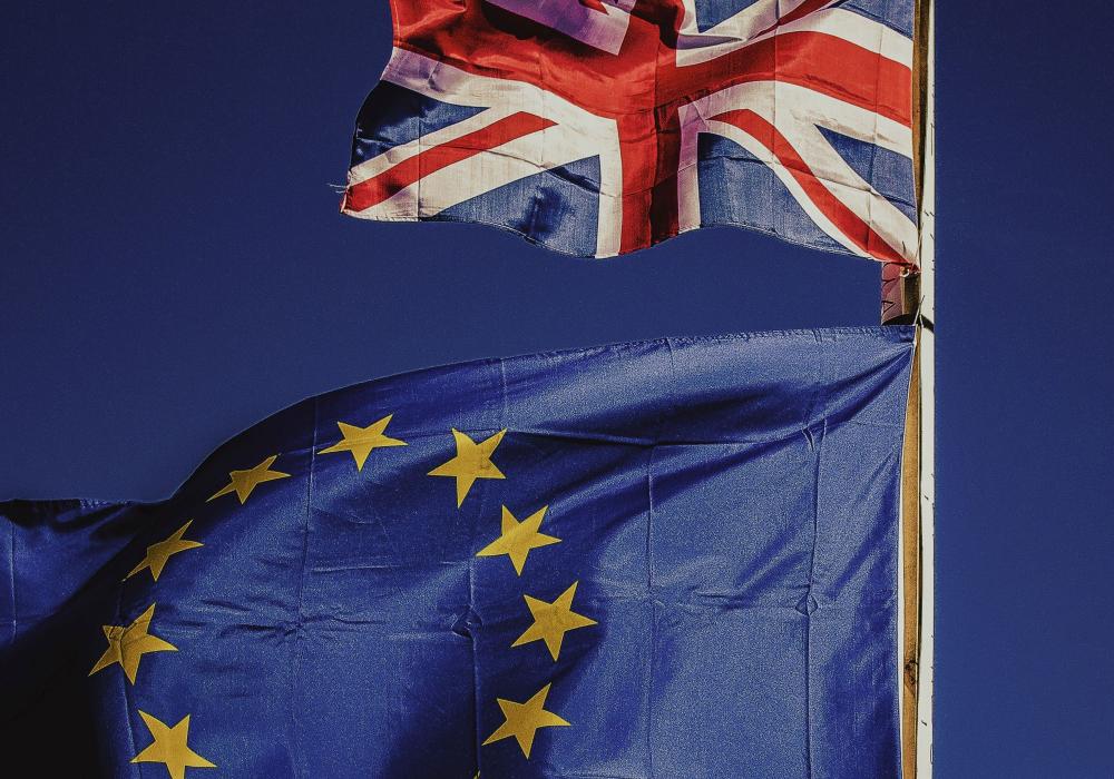 UK and EU flag