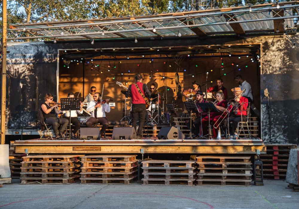 Muzikanten Madam Fortuna.