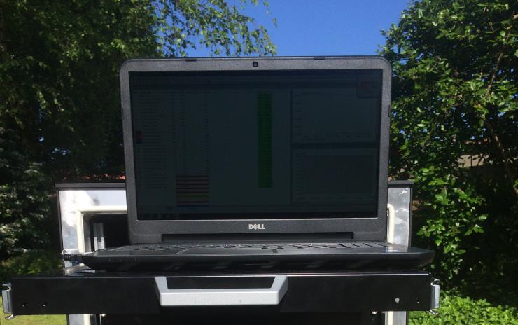 Mobiele FTIR testbank