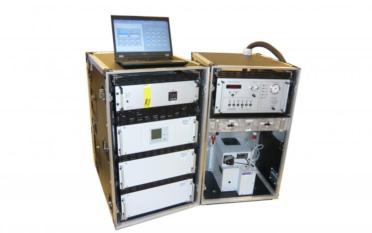 Mobiele motortestbank