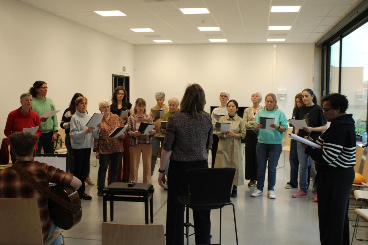 Repetitie Voices United 2026 (c) Sarah Manhaeve