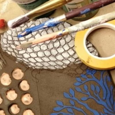 Evenementfoto Keramiek decoreren: spelen met kleur & textuur