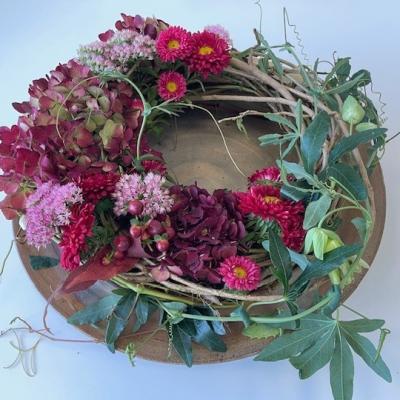 Evenementfoto Creatief met materialen uit de natuur of tuin