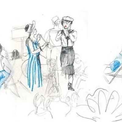 Evenementfoto Drink & Draw
