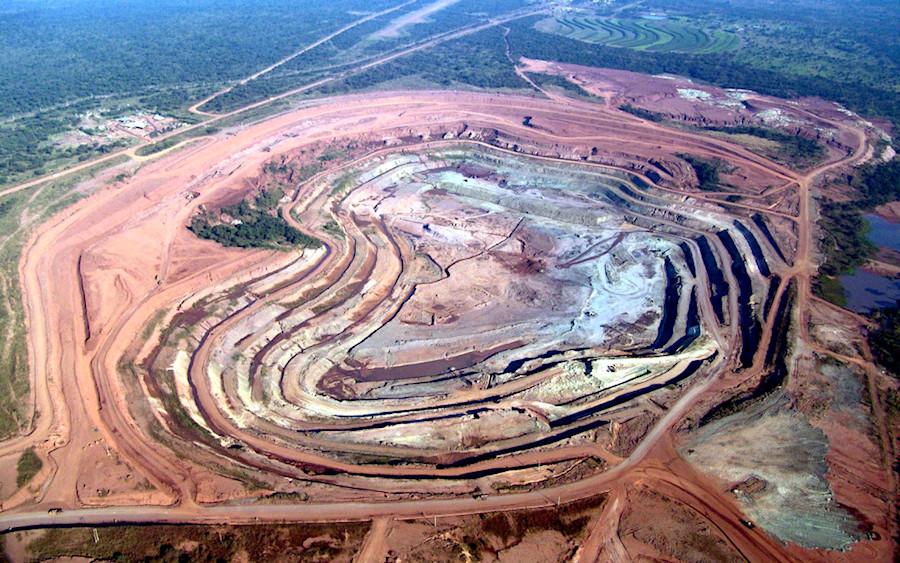 De Catoca diamondmijn in noodoost-Angola is de grootste van het land. Foto © Catoca Mining